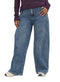 Blue 1 Side Cut Straight jeans - Khotwh