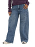 Blue 1 Side Cut Straight jeans - Khotwh