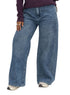 Blue 1 Side Cut Straight jeans - Khotwh