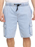 Blue 2 Cargo Denim Short - Khotwh