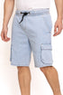 Blue 2 Cargo Denim Short - Khotwh
