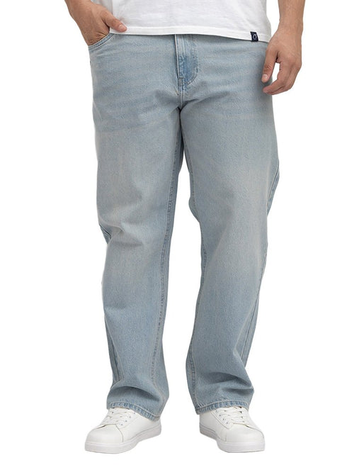 Blue 2 D48-Jeans Wide Leg Pant - Khotwh