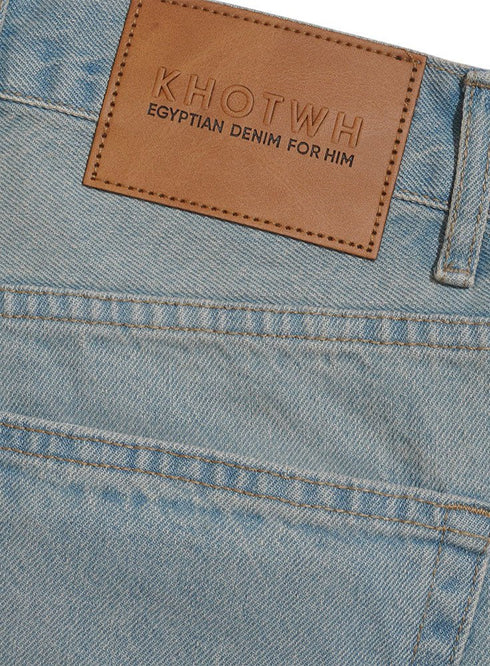 Blue 2 D48 - Jeans Wide Leg Pant - Khotwh