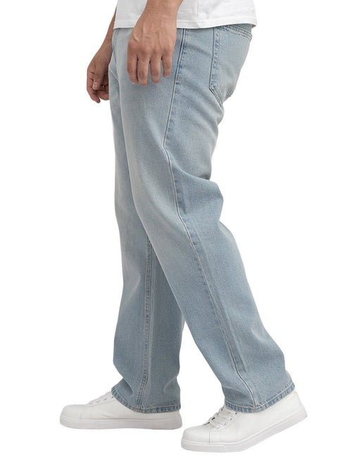 Blue 2 D48-Jeans Wide Leg Pant - Khotwh