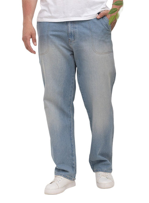 Blue 2 D49 - Jeans Wide Leg Pant - Khotwh