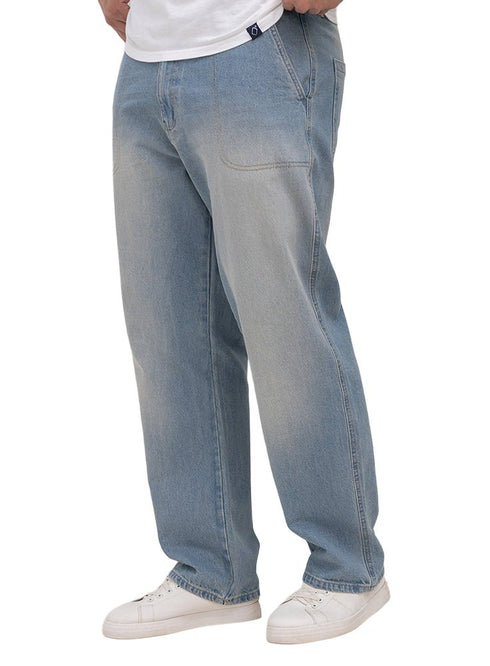 Blue 2 D49 - Jeans Wide Leg Pant - Khotwh
