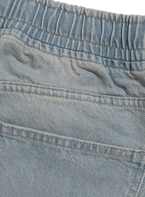 Blue 2 D50 - Jeans Wide Leg Pant - Khotwh