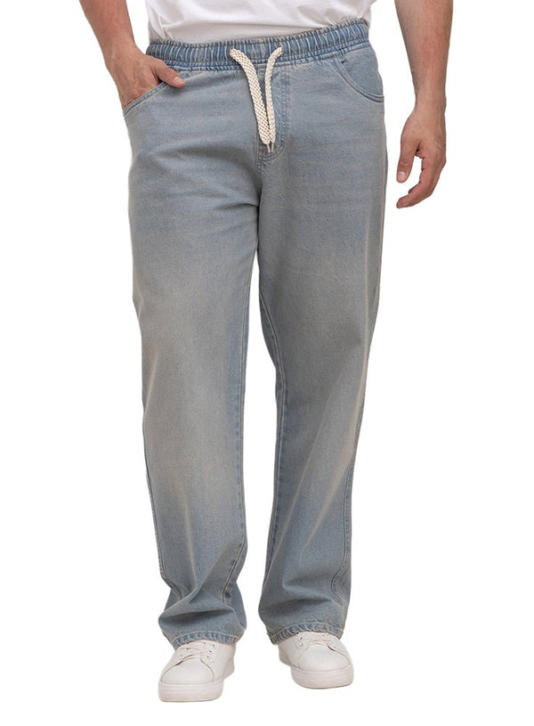 Blue 2 D50 - Jeans Wide Leg Pant - Khotwh