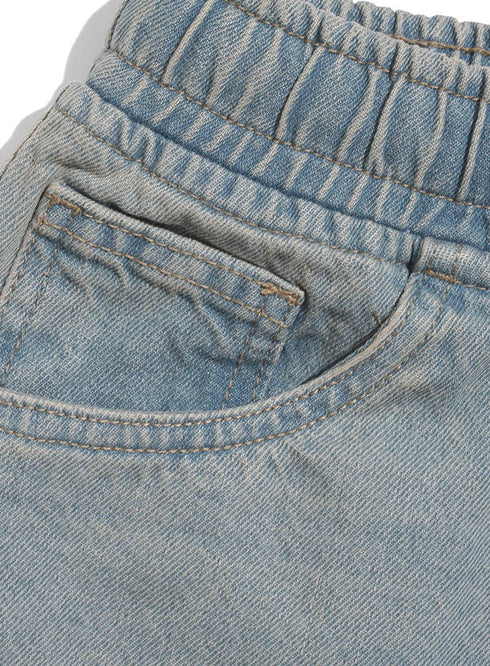 Blue 2 D50 - Jeans Wide Leg Pant - Khotwh