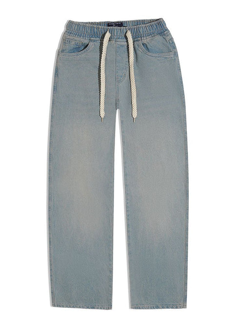 Blue 2 D50 - Jeans Wide Leg Pant - Khotwh