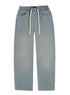 Blue 2 D50 - Jeans Wide Leg Pant - Khotwh