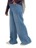 Blue 2 Side Cut Straight jeans - Khotwh