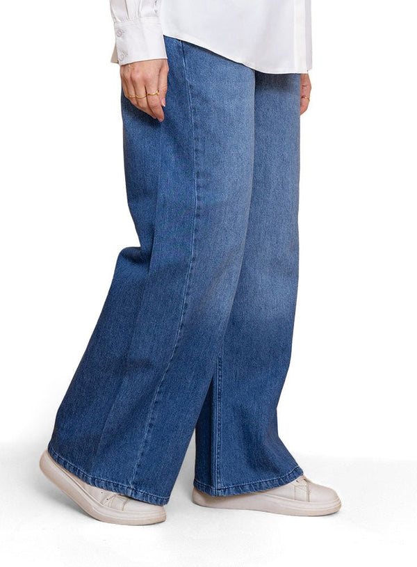Blue 2 Side Cut Straight jeans - Khotwh