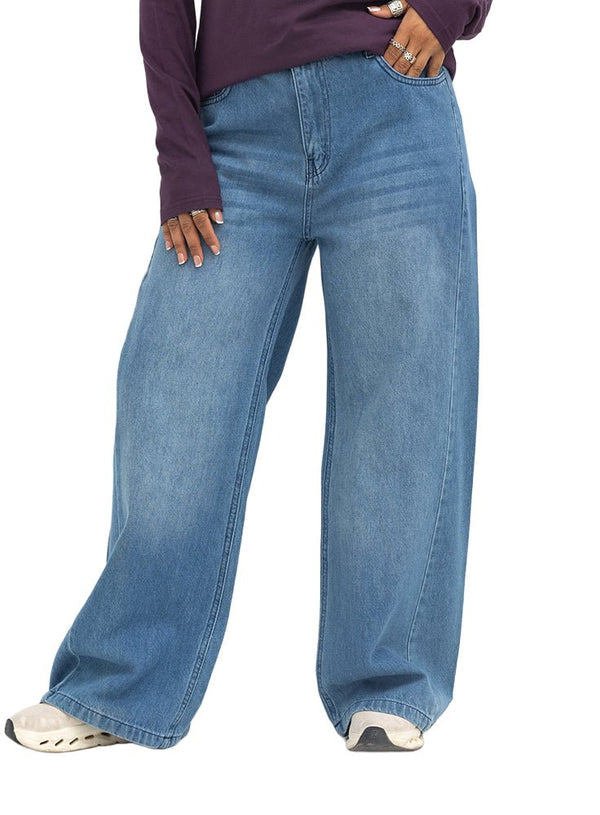 Blue 2 Side Cut Straight jeans - Khotwh