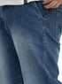 Blue 3 D49-Jeans Wide Leg Pant - Khotwh