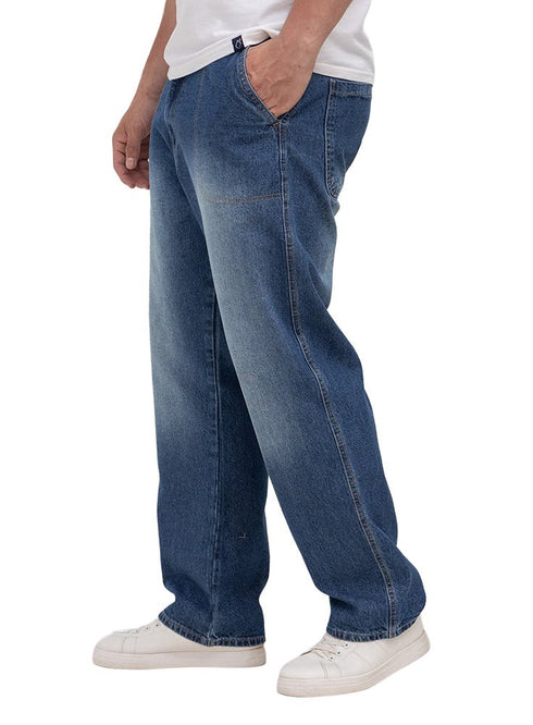 Blue 3 D49 - Jeans Wide Leg Pant - Khotwh