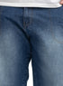 Blue 3 D49-Jeans Wide Leg Pant - Khotwh