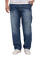 Blue 3 D49 - Jeans Wide Leg Pant - Khotwh