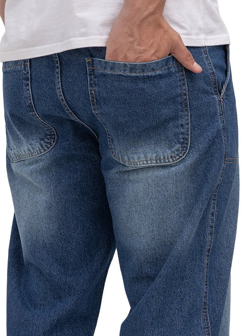 Blue 3 D49 - Jeans Wide Leg Pant - Khotwh