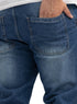 Blue 3 D49-Jeans Wide Leg Pant - Khotwh