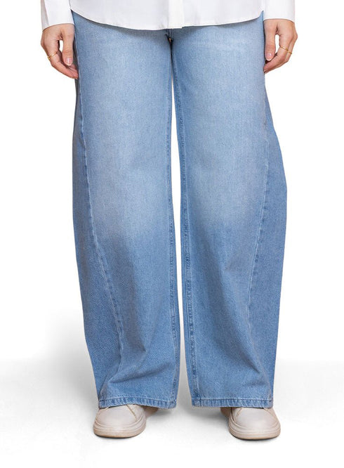 Blue 3 Side Cut Straight jeans - Khotwh