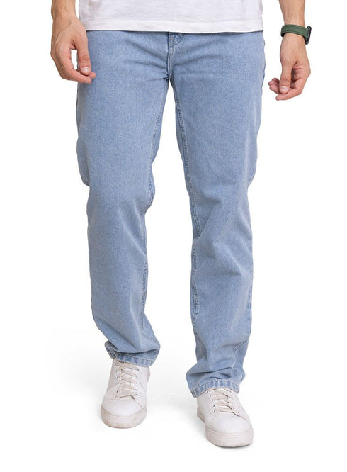 Blue 3 Wide Leg Jeans - Khotwh