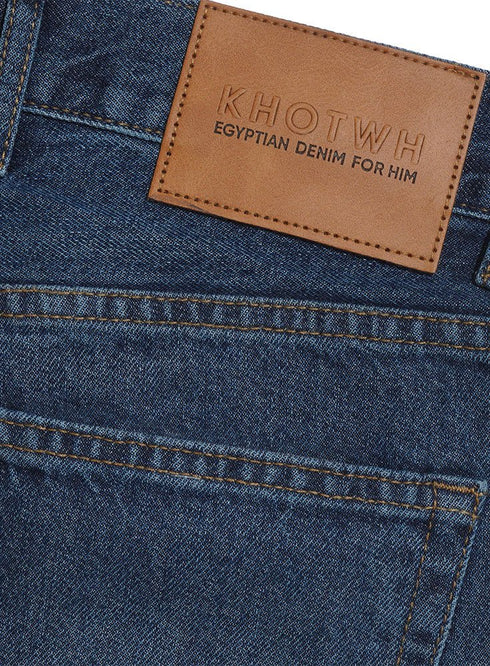 Blue 4 D48 - Jeans Wide Leg Pant - Khotwh