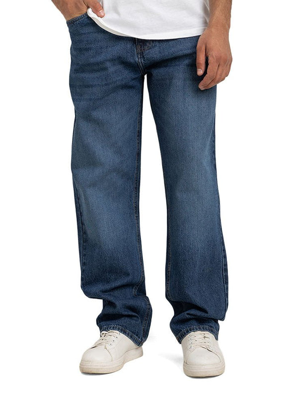 Blue 4 D48 - Jeans Wide Leg Pant - Khotwh