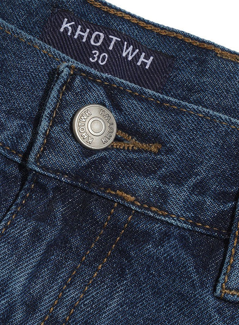 Blue 4 D48 - Jeans Wide Leg Pant - Khotwh