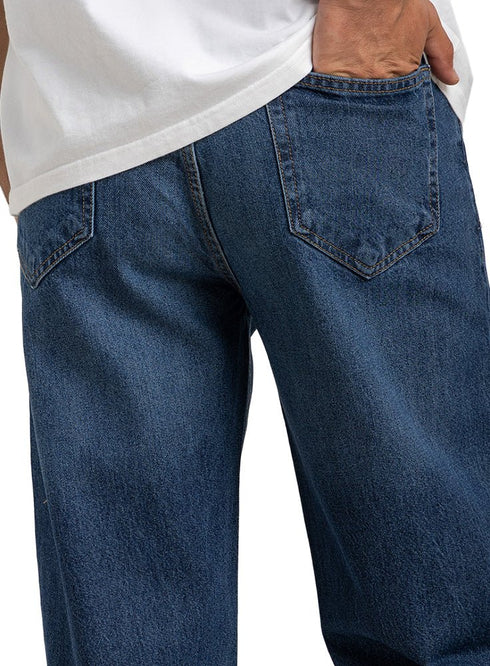 Blue 4 D48 - Jeans Wide Leg Pant - Khotwh