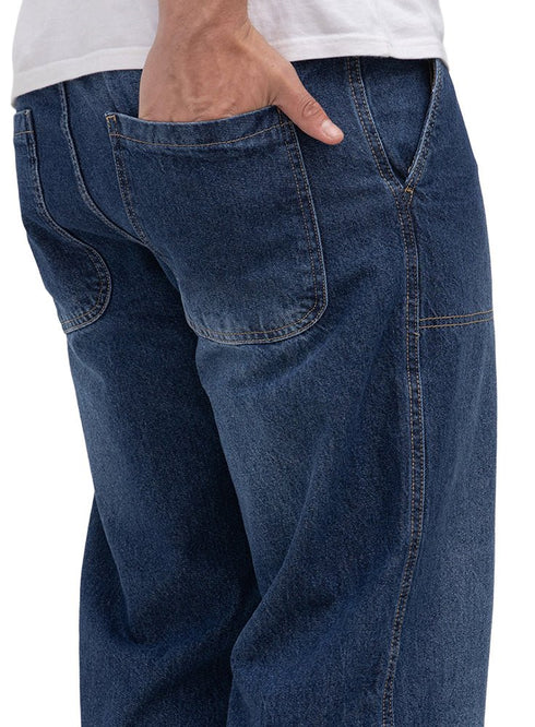 Blue 4 D49 - Jeans Wide Leg Pant - Khotwh