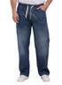 Blue 4 D50 - Jeans Wide Leg Pant - Khotwh