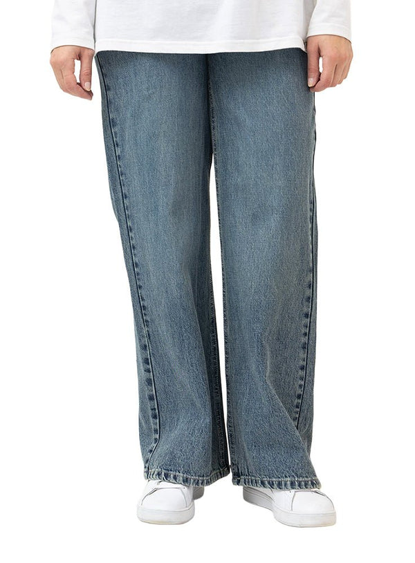 Blue 4 Design 2674 Jeans Wide Leg Pants - Khotwh