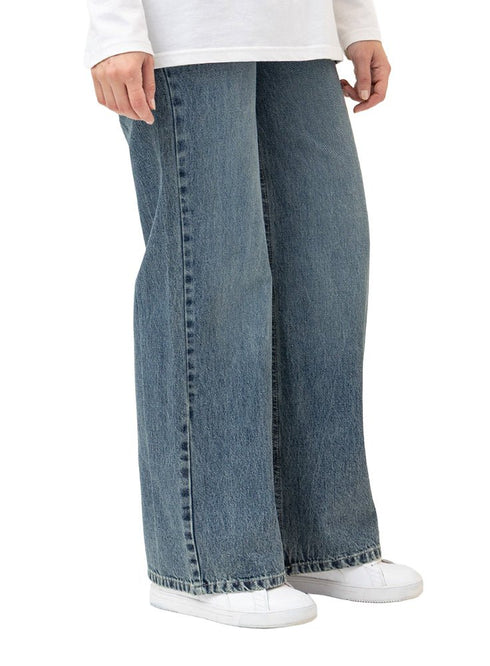 Blue 4 Design 2674 Jeans Wide Leg Pants - Khotwh