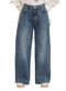 Blue 4 Side Cut Straight jeans - Khotwh