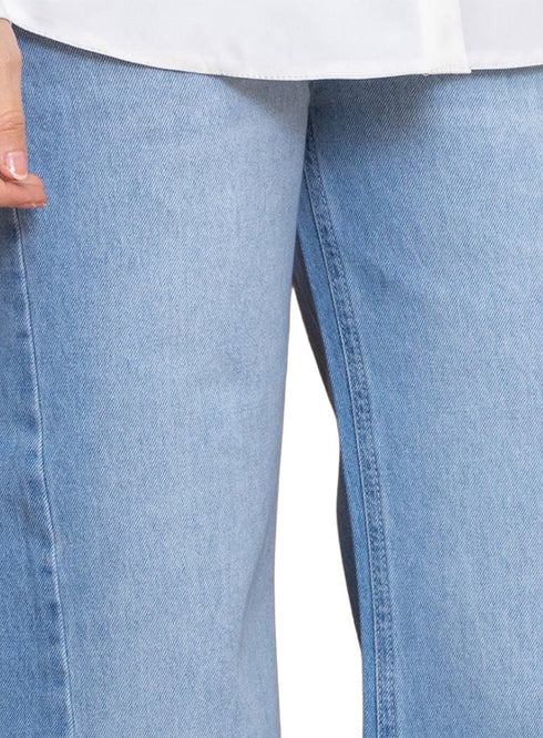 Blue 4 Side Cut Straight jeans - Khotwh