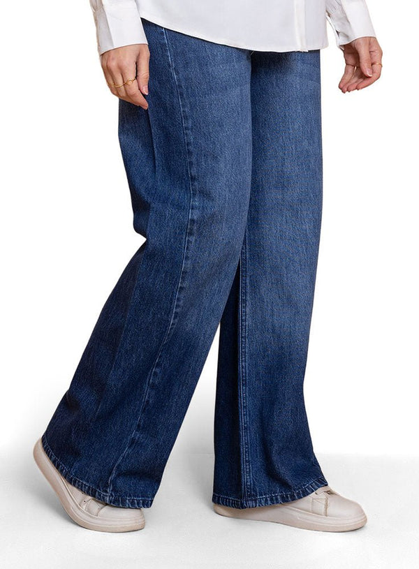 Blue 5 Side Cut Straight jeans - Khotwh