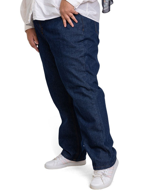 Blue 7 Plus Size - Momfit Jeans - Khotwh