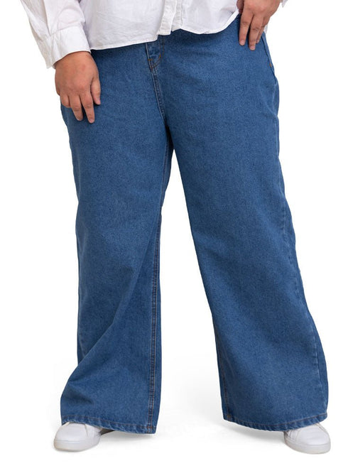 Blue 7 Plus Size - Wide Jeans - Khotwh