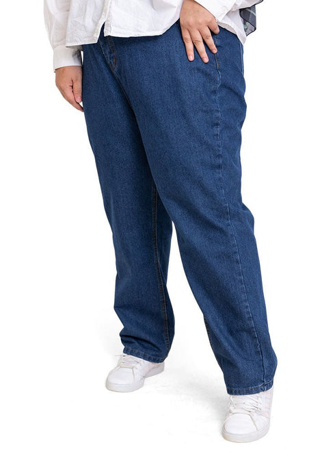 Blue 9 Plus Size - Momfit Jeans - Khotwh