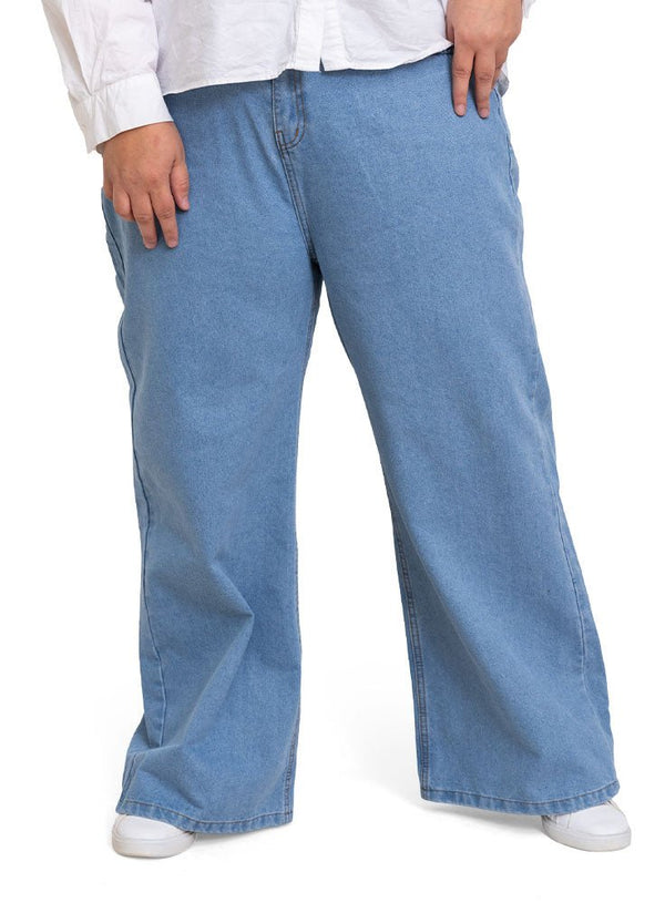 Blue 9 Plus Size - Wide Jeans - Khotwh