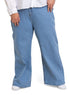 Blue 9 Plus Size - Wide Jeans - Khotwh