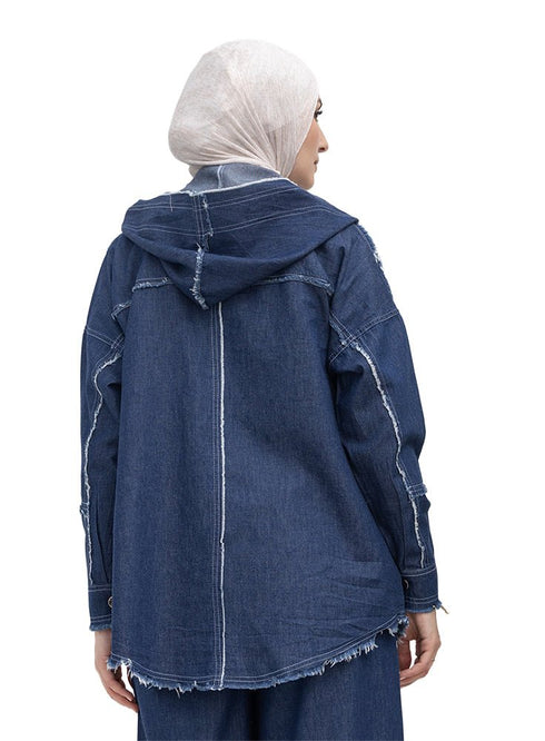 Blue - Design 7150 Denim Jacket - Khotwh