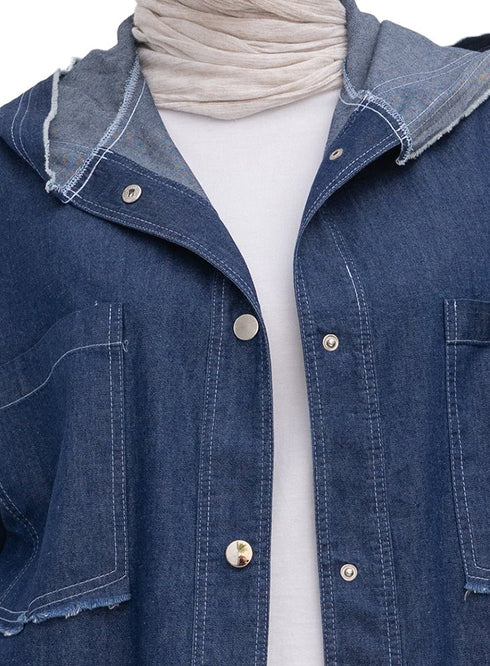 Blue - Design 7150 Denim Jacket - Khotwh