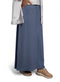 Blue - Grey Summer Skirt - Khotwh