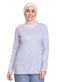Blue Heron Lines Long Sleeve - Khotwh