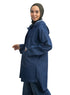 Blue Over Size Jeans Shirt - Khotwh