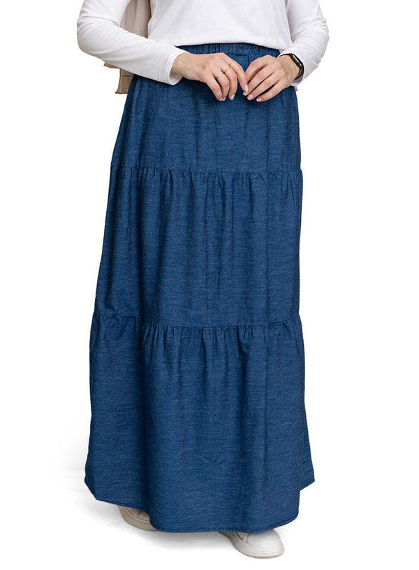 Blue Prairie Jeans Skirt - Khotwh