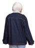 Blue Round Jacket Jeans - Khotwh
