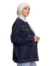 Blue Round Jacket Jeans - Khotwh
